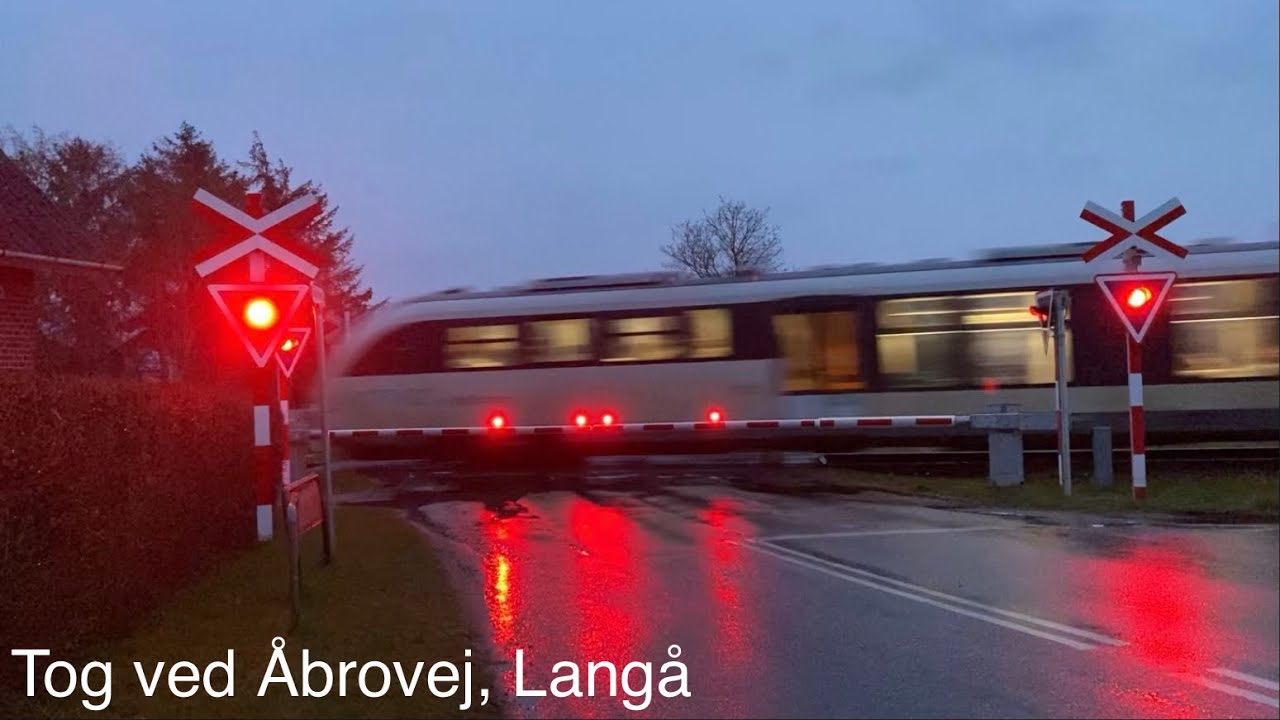 Tog ved Åbrovej, Langå! | Trains at Aabrovej, Langaa!