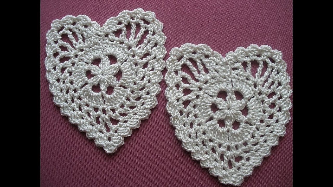Crochet Heart.Tutorial. Step by step.