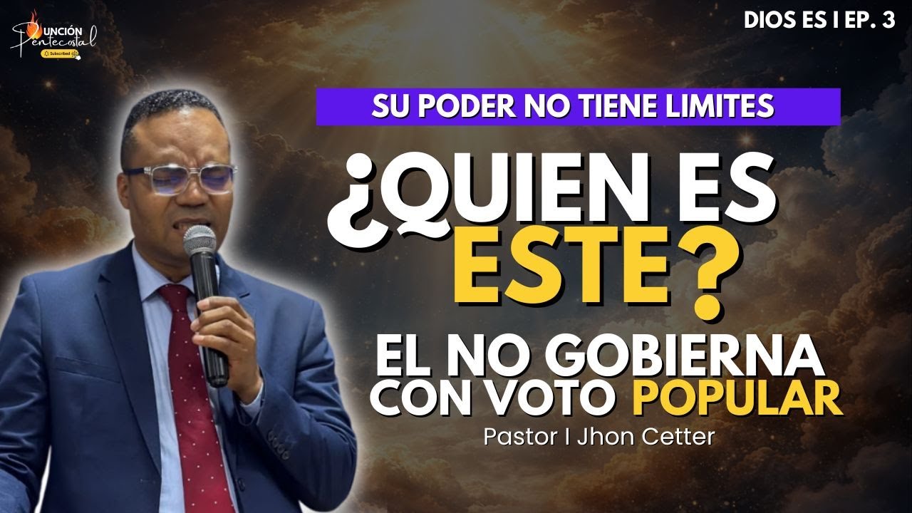 😨 Aprende a ver cuán grande es Dios 😱 I Pr. Jhon Cetter IPUC #poderdedios