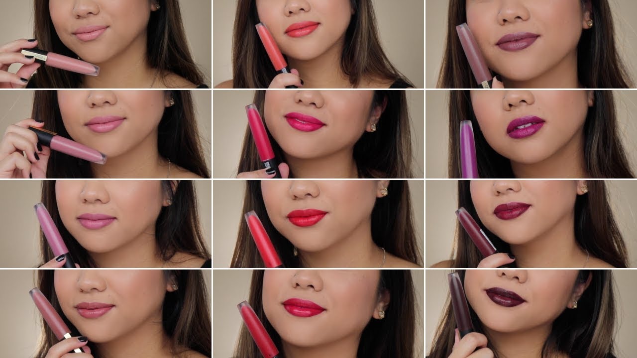 L'OREAL ROUGE SIGNATURE MATTE LIP STAINS SWATCHES + REVIEW | Drugstore DUPE for NARS!?