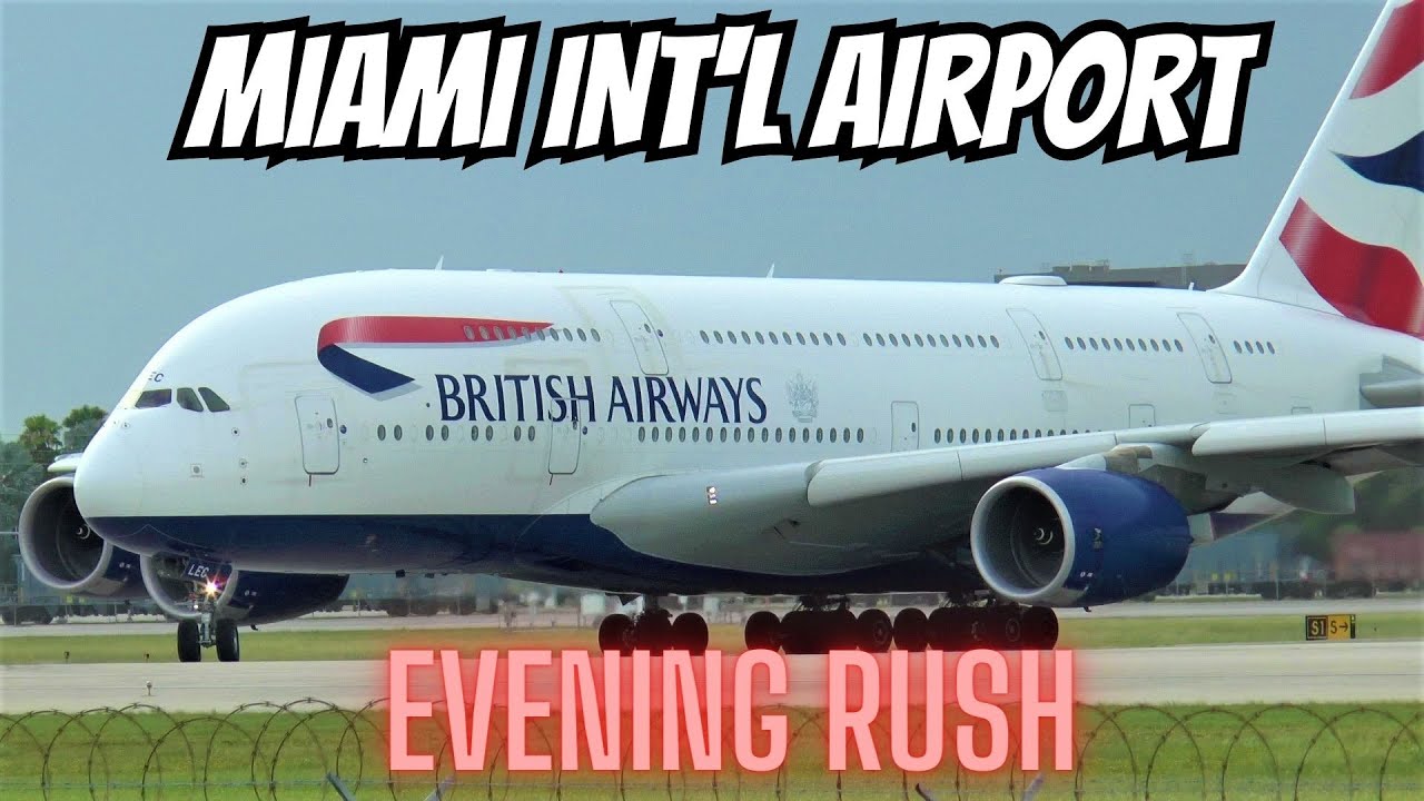 [4K] EVENING RUSH | PLANE SPOTTING 6/23/23 | #MIAMI INT'L AIRPORT #AVIATION