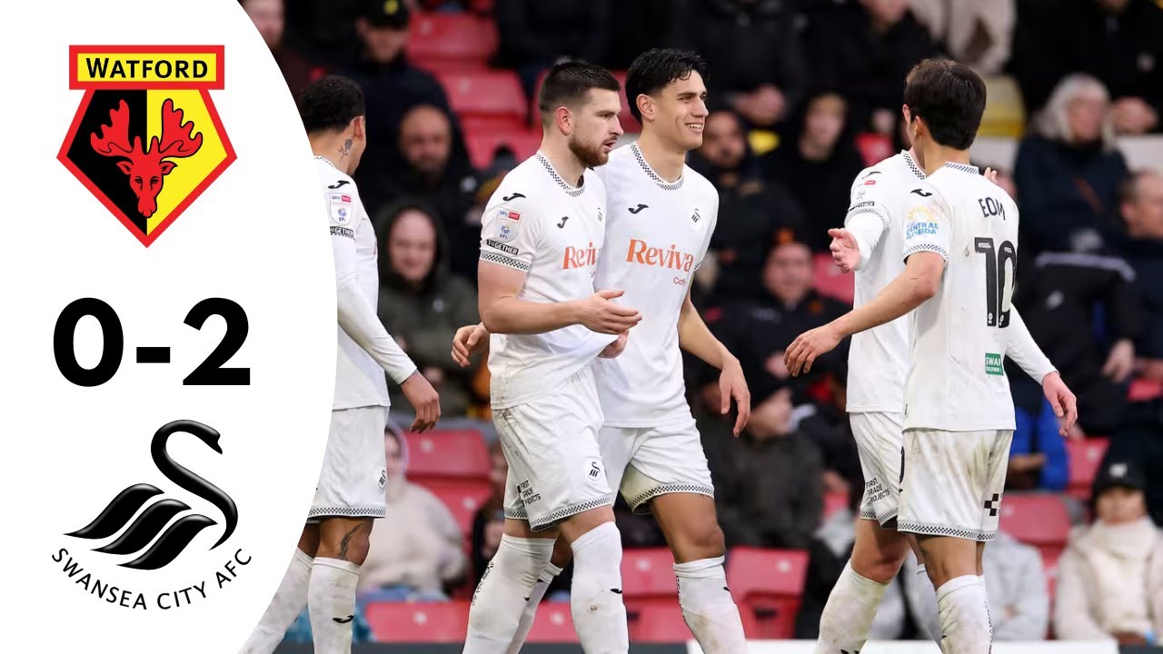 Watford 0-2 Swansea City | Highlights | Championship 2026