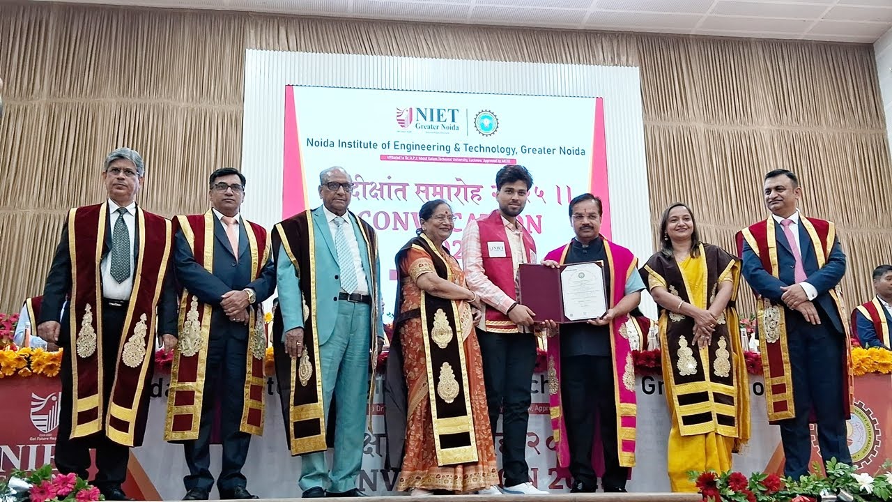 NIET, Greater Noida । Convocation Ceremony 2025 । AKTU VC Prof. J.P. Pandey । Video Highlights