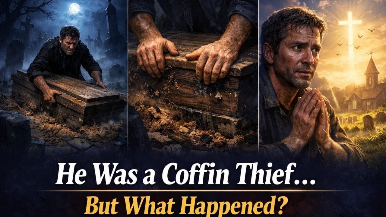 He Was a Coffin Thief… But What Happened Next Will Shock You – A Story of Darkness and Redemption an