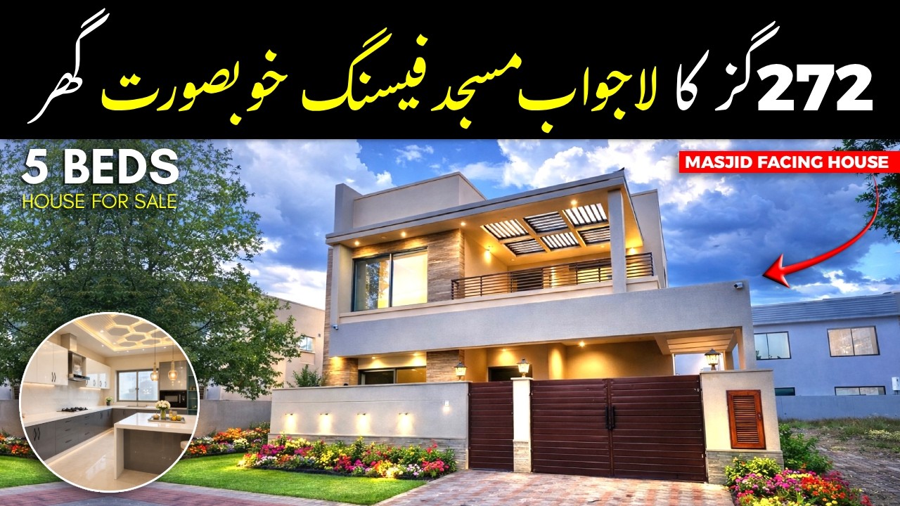 272 Yards House in Precinct 1 Bahria Town Karachi | 5 Bed Luxury House for Sale in Bahria Town