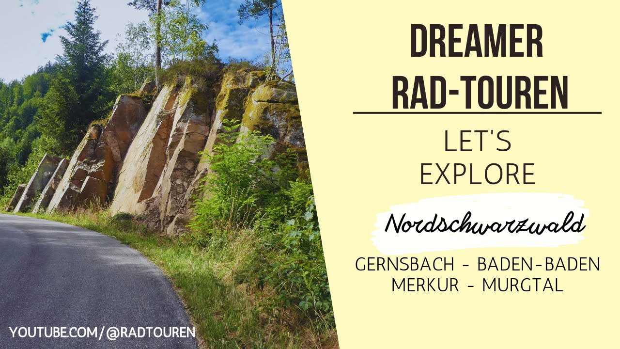 Radtour Nordschwarzwald - Gernsbach - Baden-Baden - Merkur - Murgtal - Freudenstadt 2022 (74KM)