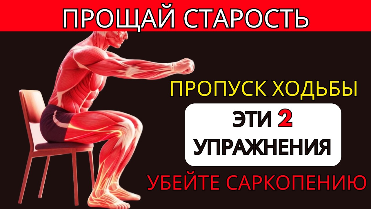 За 60? Забудьте о ходьбе! Эти 2 домашних упражнения наращивают мышцы и борются с саркопенией