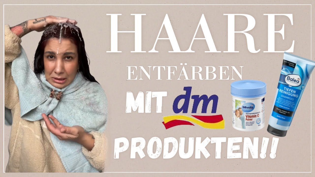 Haare günstig entfärben 💁🏽‍♀️