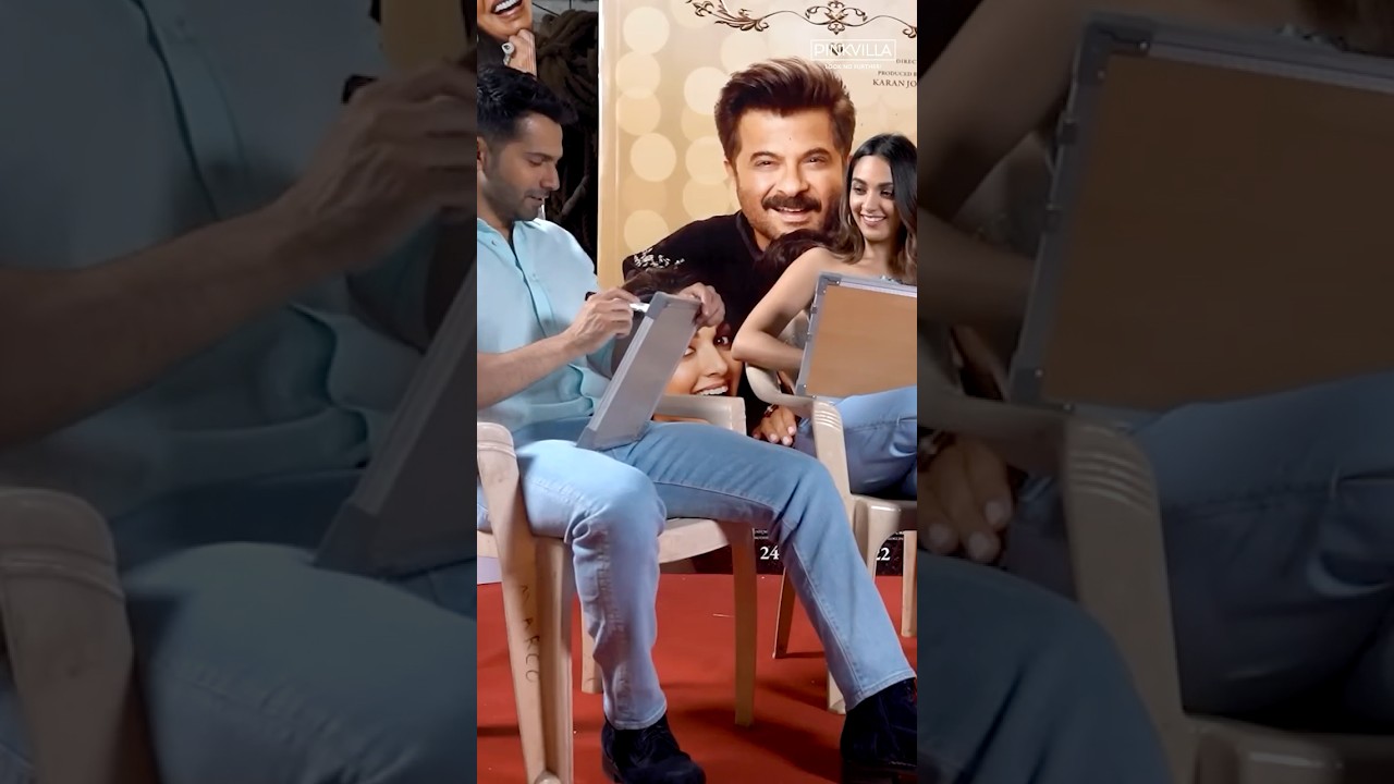 Varun Dhawan & Kiara Advani Play A Fun Game 😂🤣 #kiaraadvani #varundhawan #shorts
