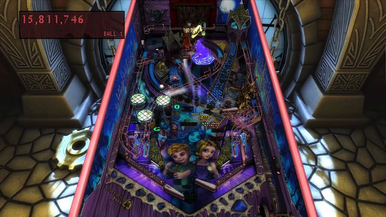 Pinball FX2 - Sorcerer's Lair Gameplay PC | Non-commentary