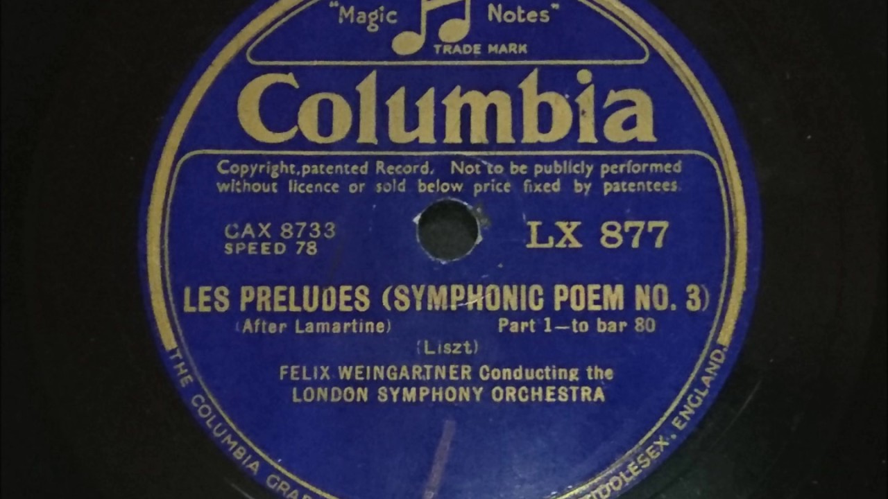 Felix Weingartner - Liszt - Les Preludes