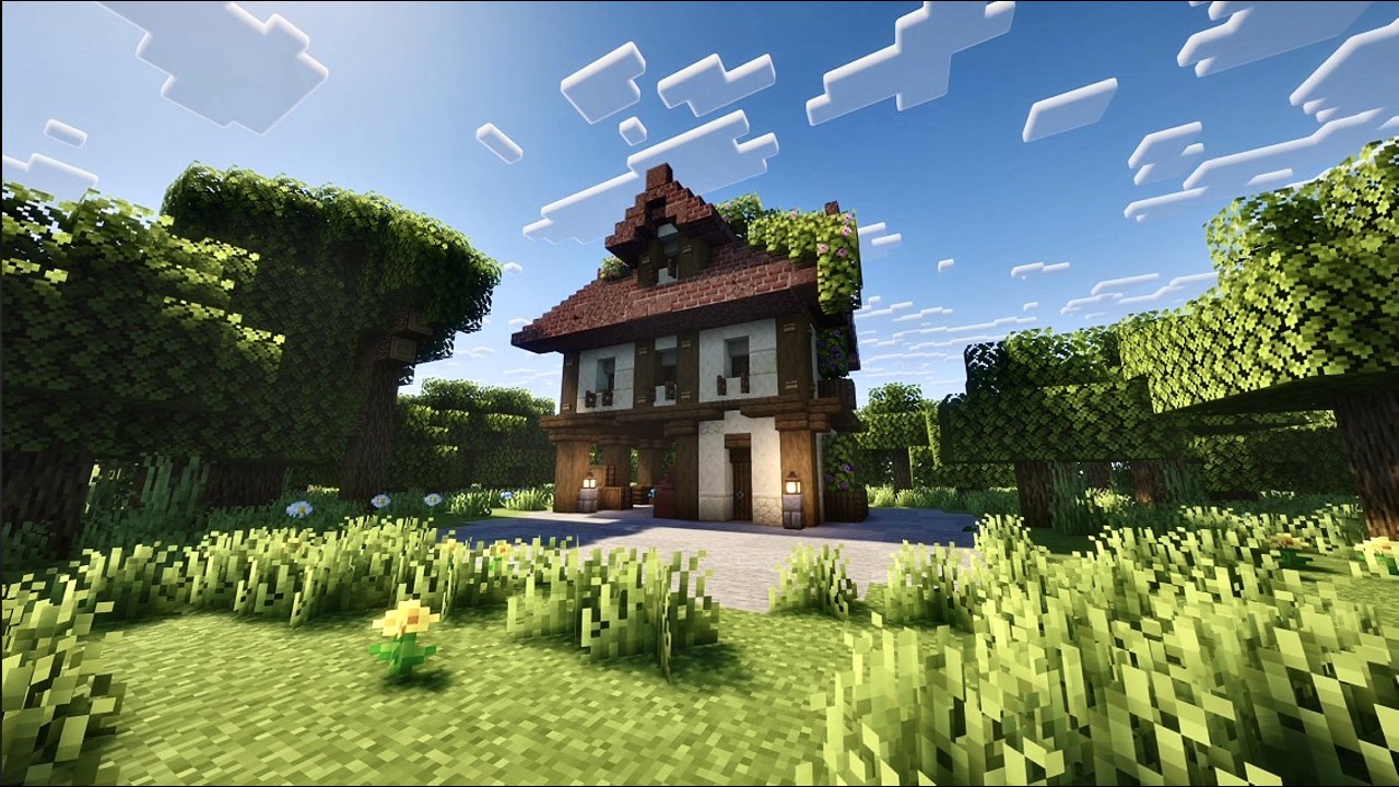MEDIEVAL ITALIAN HOUSE in Minecraft