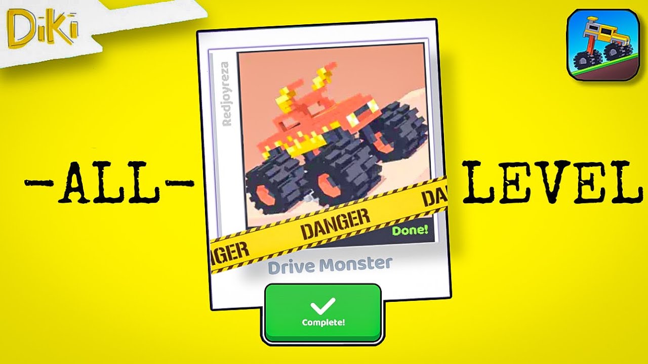 FANCADE GAMES - Drive Monster level 1-30 All Level