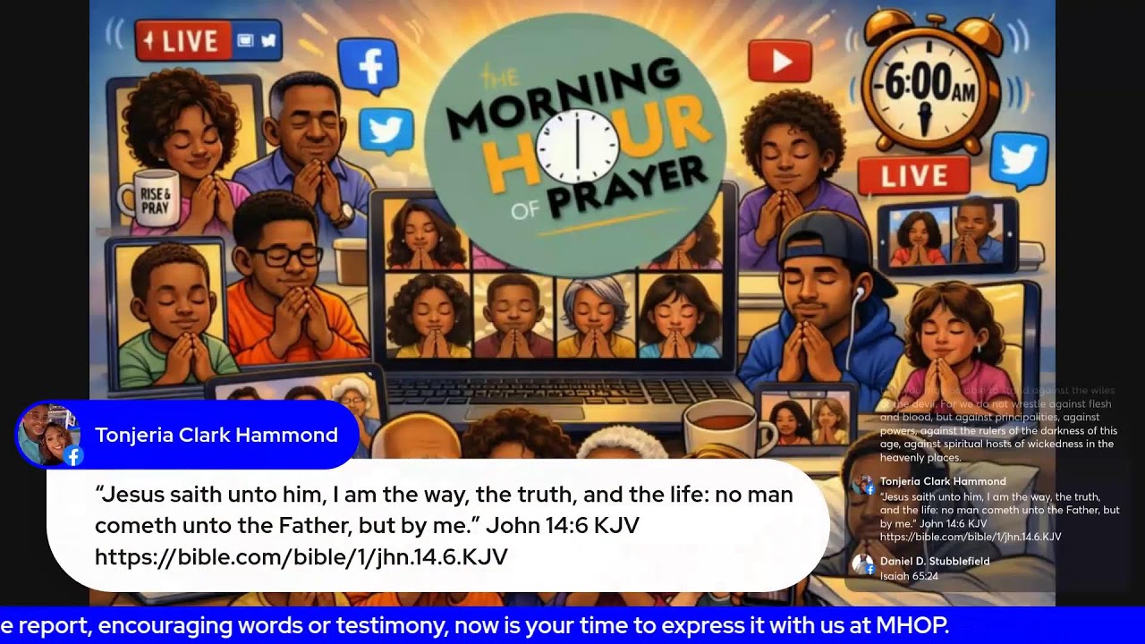 Morning Hour Of Prayer- 2/21/26