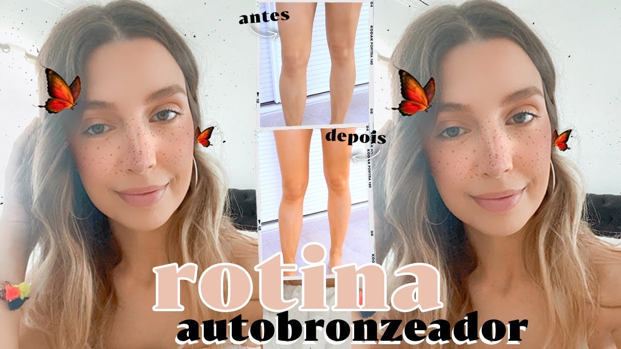 ROTINA DE AUTOBRONZEADOR EM CASA | Inês Sofia
