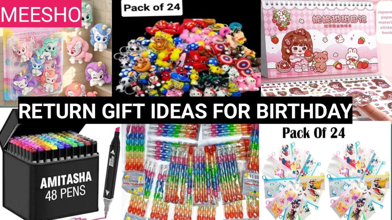 Meesho Flipkart Birthday Return Gifts Unboxing | Return Gifts Ideas | Huge Shopping Haul in Kannada 