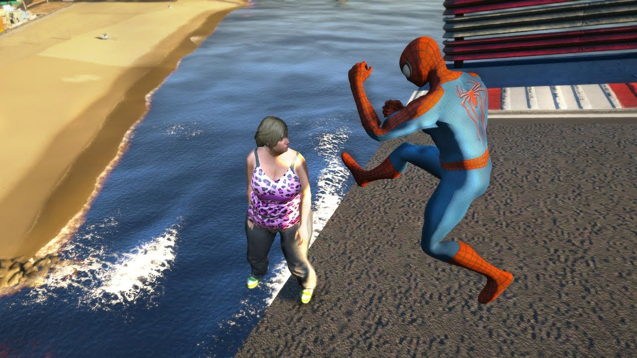 GTA 5 Water Ragdolls | SPIDERMAN Jumps/Fails ep.20 (Euphoria physics | Funny Moments)