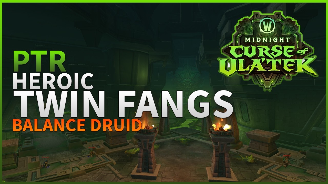 Heroic Twin Fangs | Midnight 12.1 Raid Testing | Venomous Abyss | Balance Druid