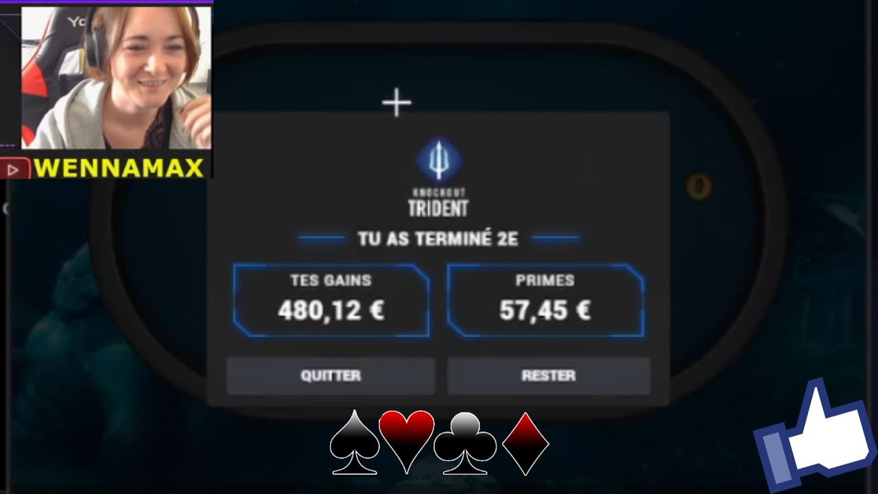&spades; 2&egrave;me du Trident 10&euro; Space KO &spades; Wennamax Poker