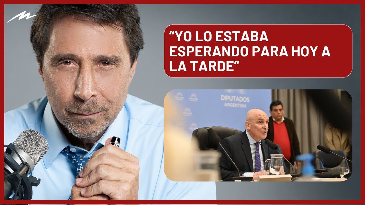 La chicana de Eduardo Feinmann a Jos&eacute; Luis Espert tras renunciar a su candidatura