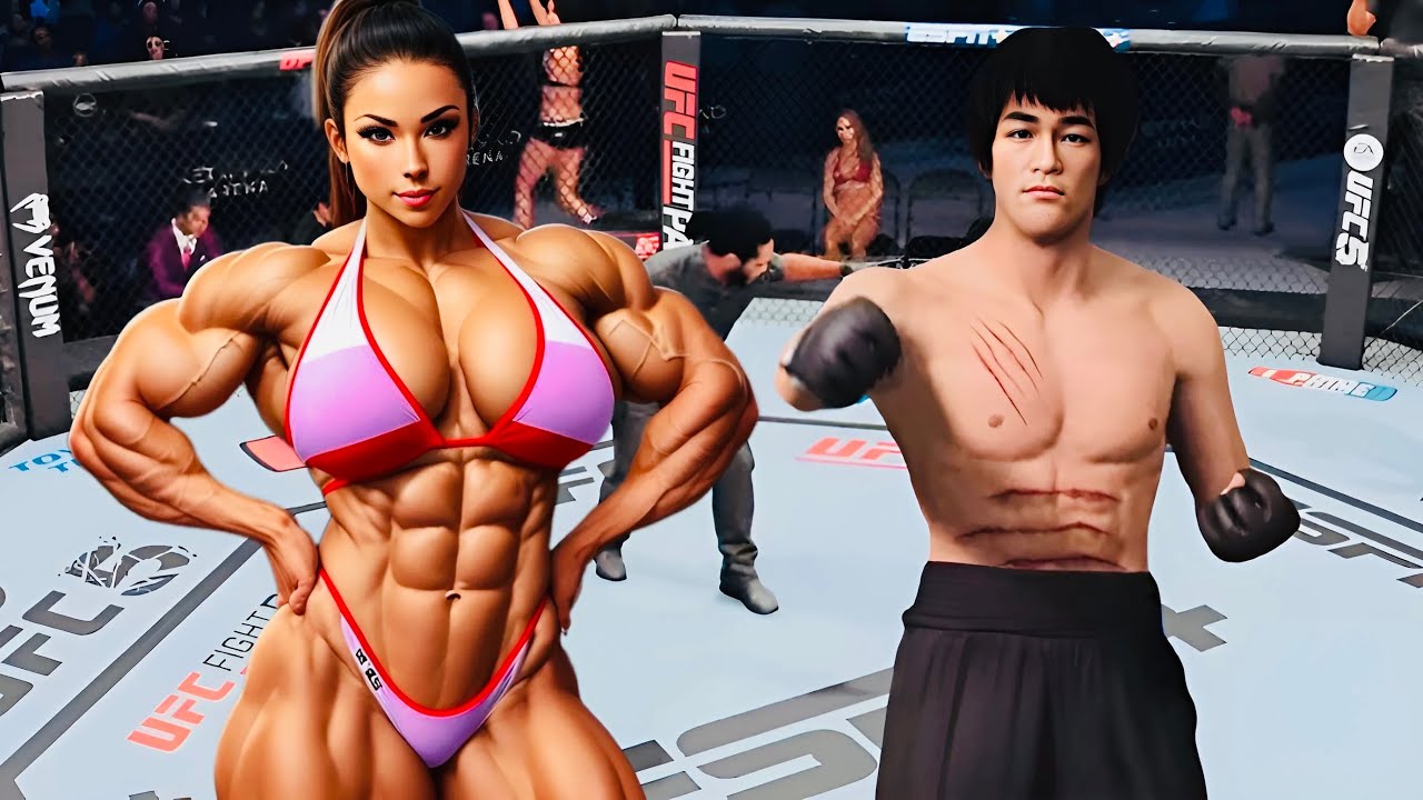 PS5 | Bruce Lee vs. Pink Big Boss Lady [EA Sport UFC 5]🥊