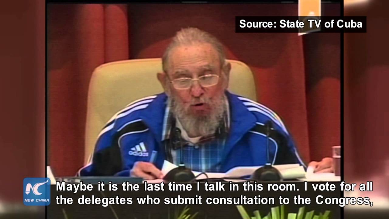 Fidel Castro heats up ending session of Cuba&rsquo;s communist congress