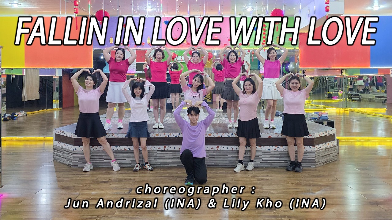 FALLIN IN LOVE WITH YOU | LINE DANCE | AFC | Jun Andrizal & Lily Kho
