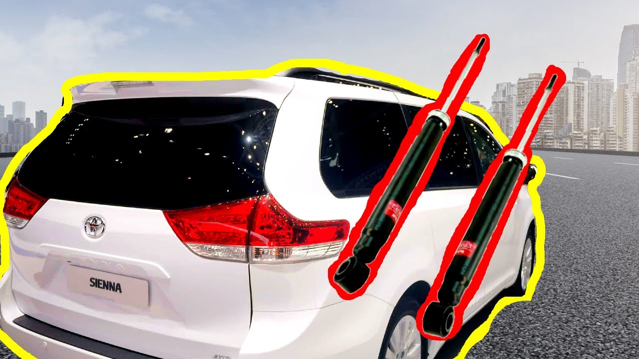 Como cambiar amortiguadores traserosde de carro Toyota sienna