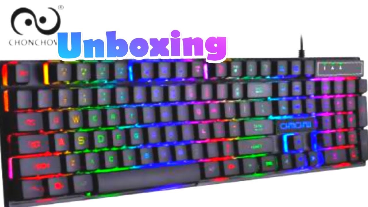 CHoNCHoW Gaming Keyboard N Mouse Unboxing