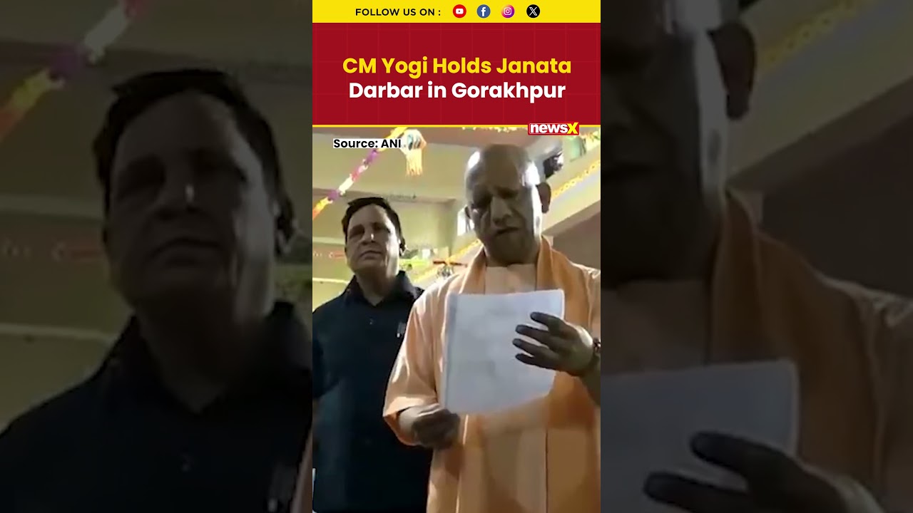 CM Yogi Adityanath Holds Janata Darbar in Gorakhpur, Addresses Public Grievances