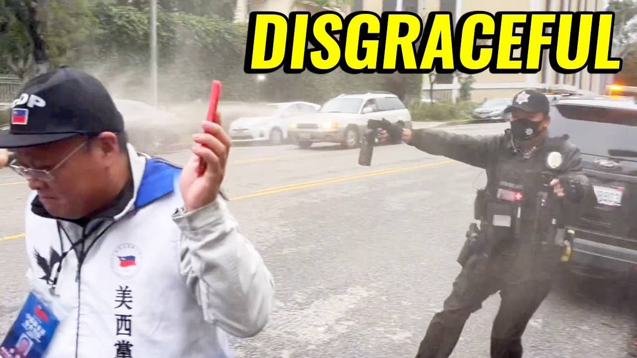 China's Embassy Security Attack Protestors in Los Angeles! Episode #17