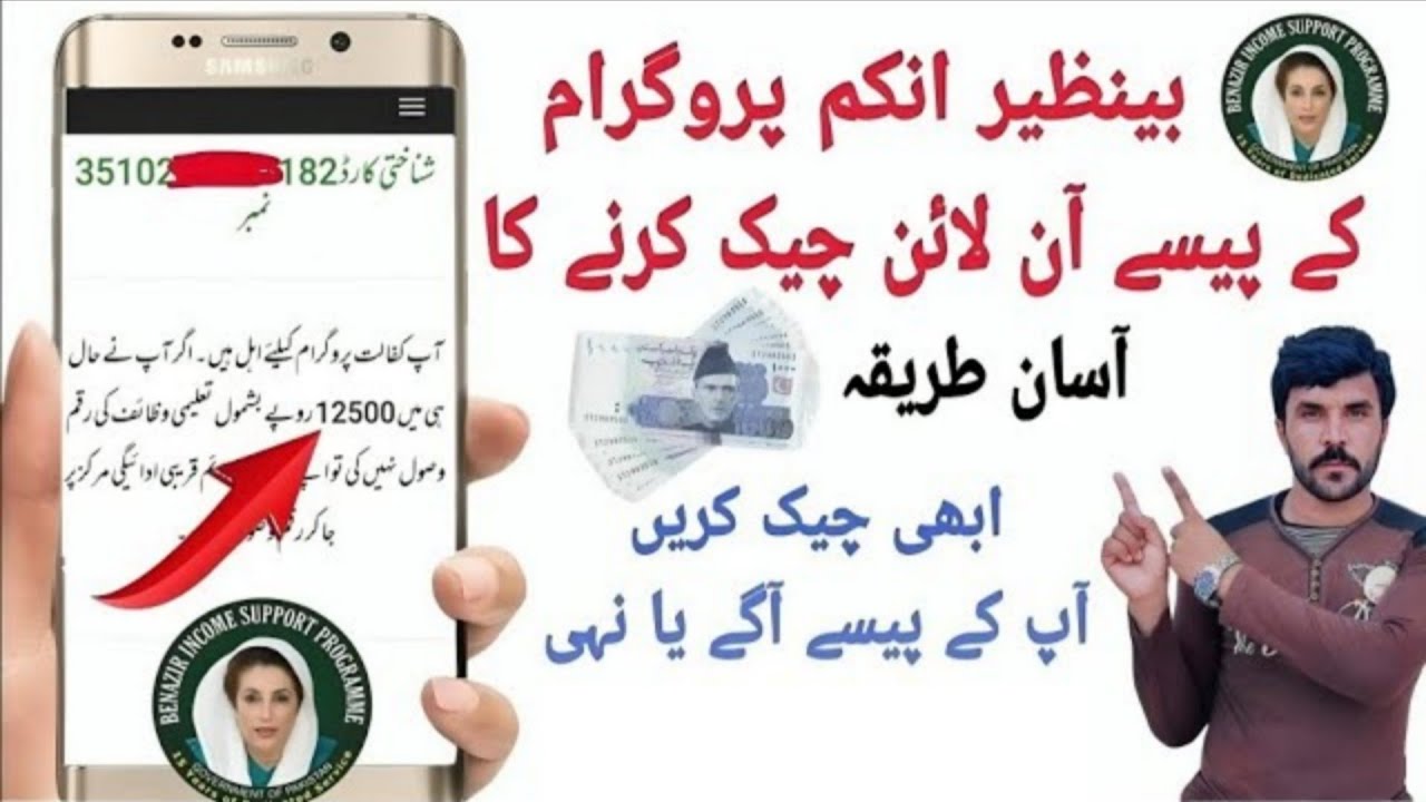 How To Check Benazir income Support Program Money | Benazir income Program key Paise Check Karne