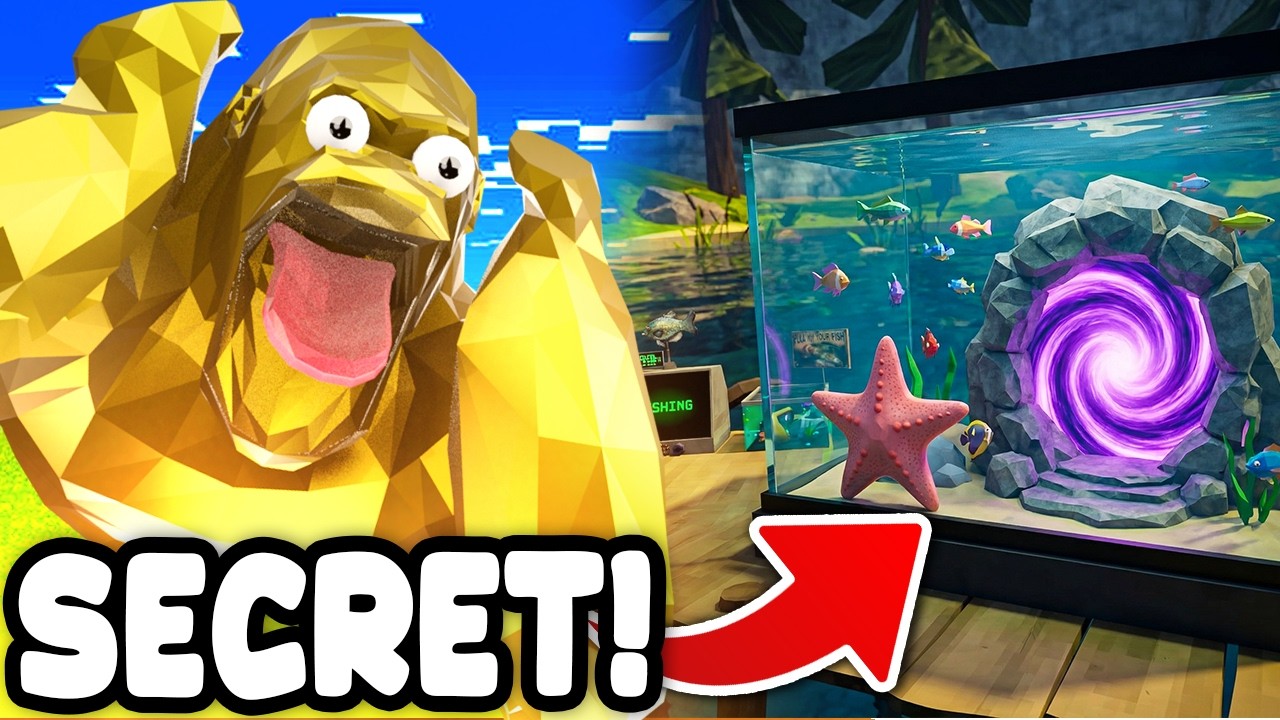 NEW SECRET FISH TANK MAP is INSANE in Animal Company!