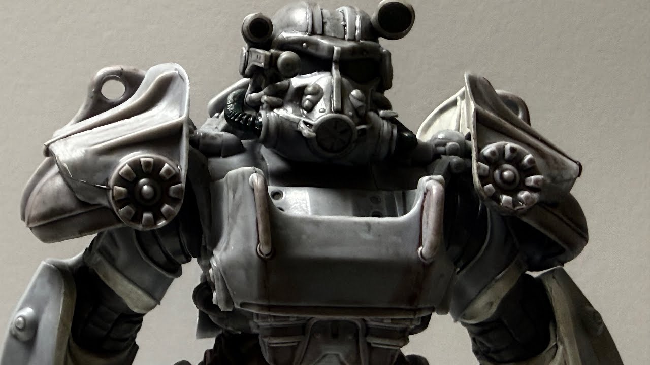 Mcfarlane Elite Edition 03 Fallout T-60 Power Armor Action Figure Unboxing & Review