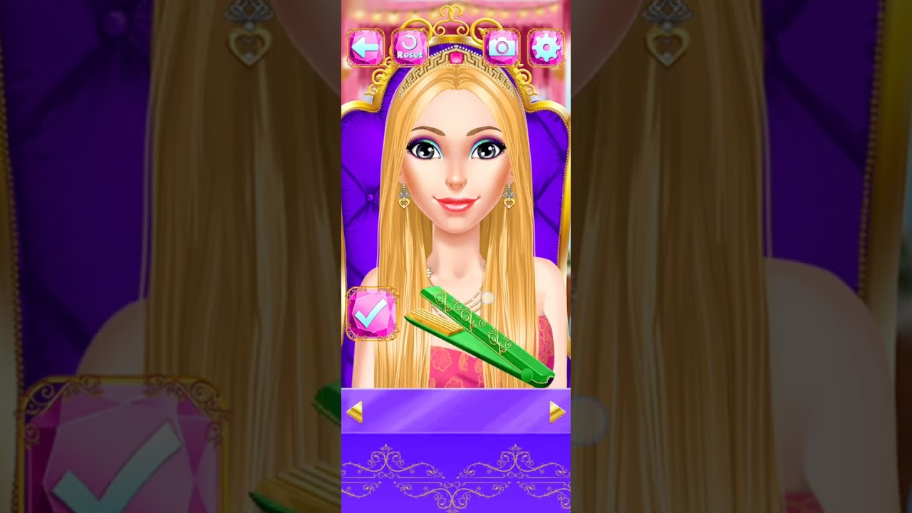 How to play Royal Girls Princess salon game 🎮🎯 (like share and subscribe please 🙏)