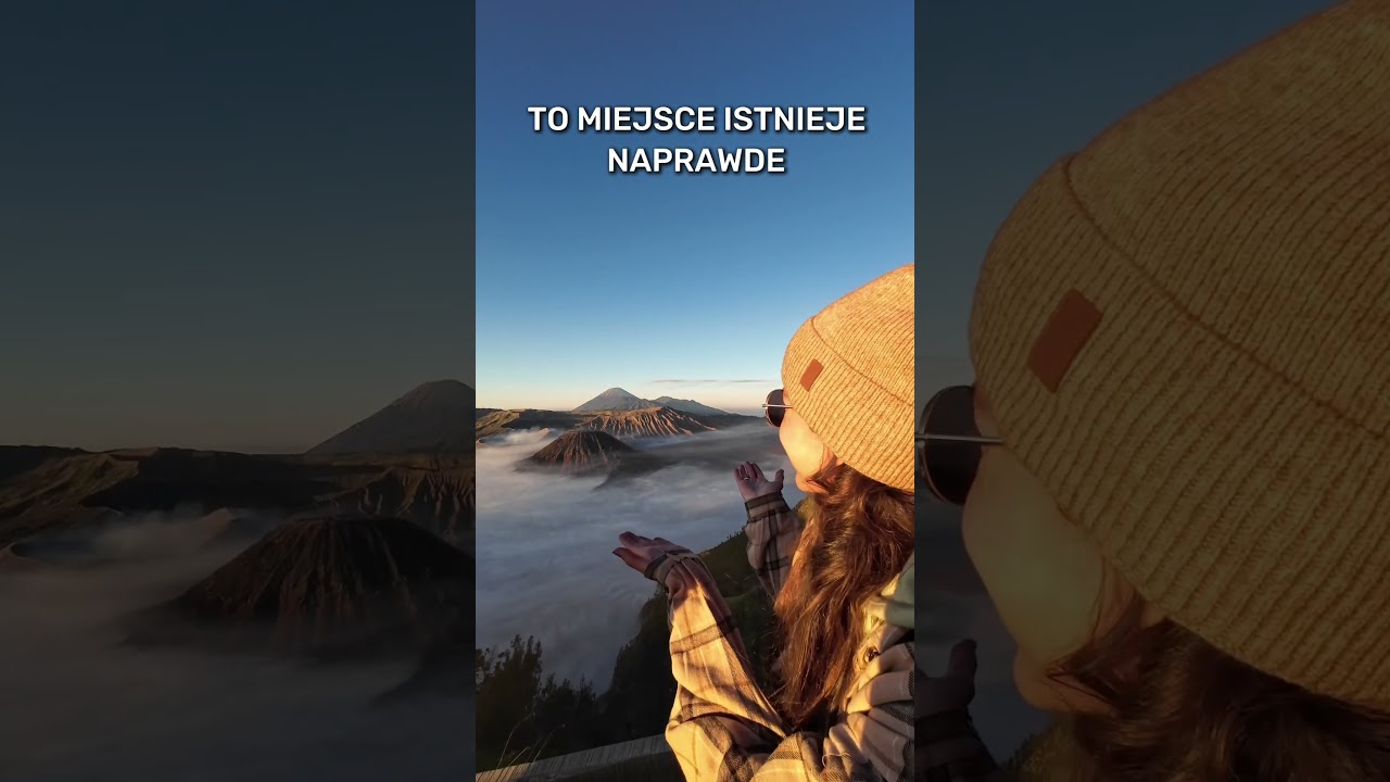 Bromo 🌋 Jawa, poczucie nierealności, bo widok zapiera dech ❤️‍🔥