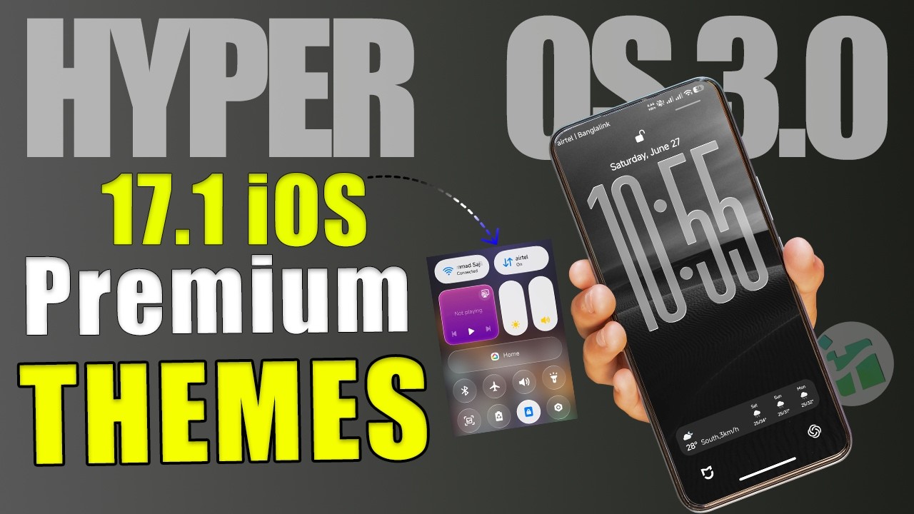 Install Now Bar x ColorOS 17.1 Style on Xiaomi HyperOS | Xiaomi Theme
