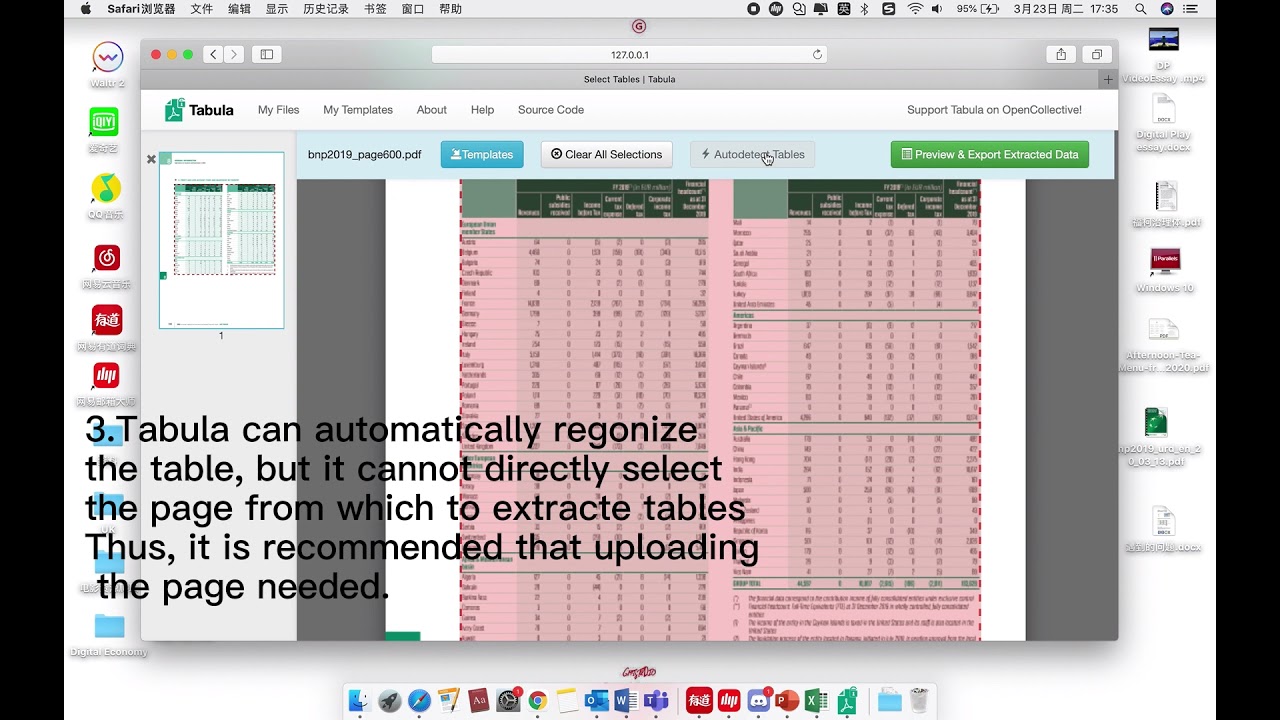How to Use Tabula to Extract Data