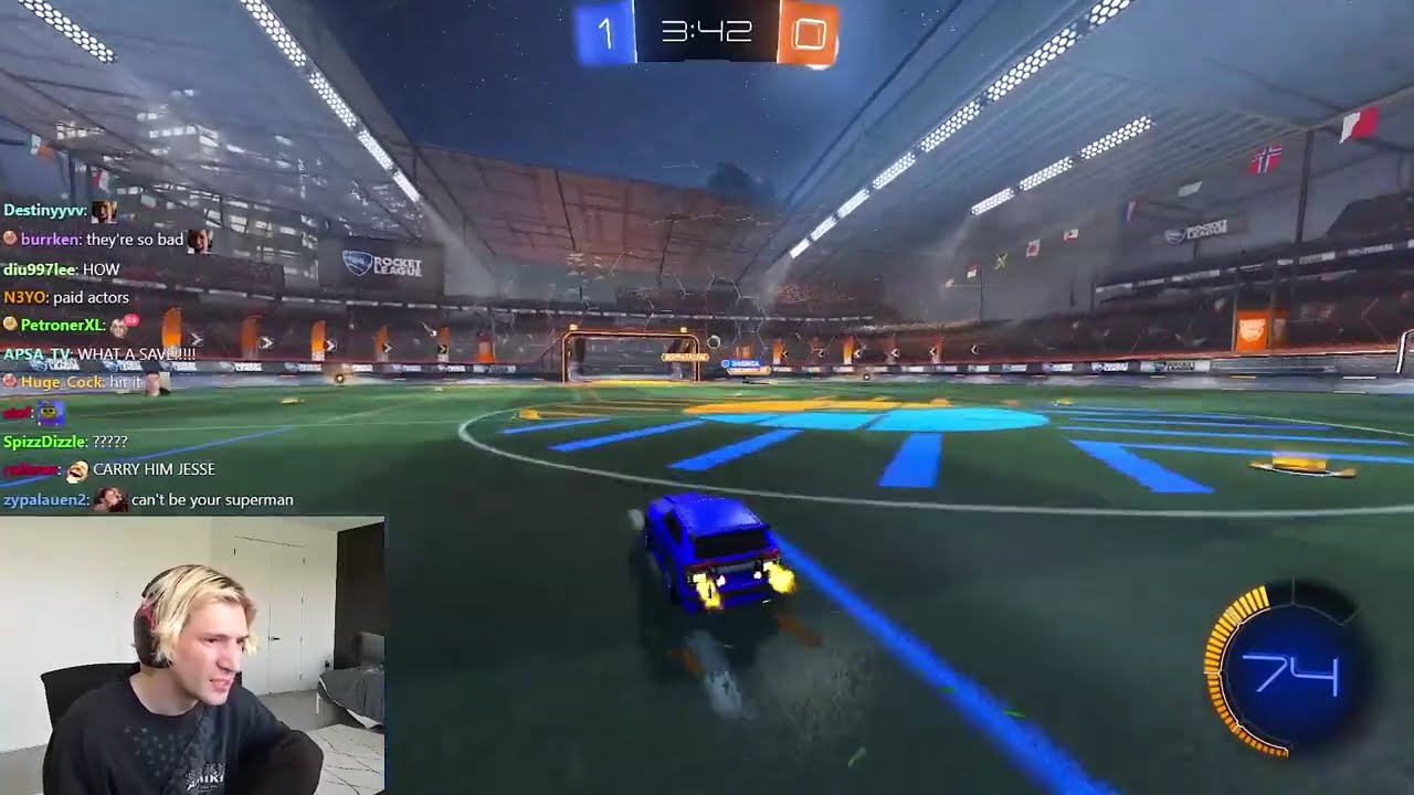 xQC Rocket League  w/Jesse #44