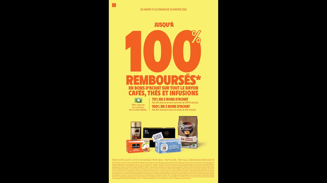 🛒 Catalogue INTERMARCHÉ du 13 au 25 janvier 2026 | Promotions & bons plans de janvier 🔥