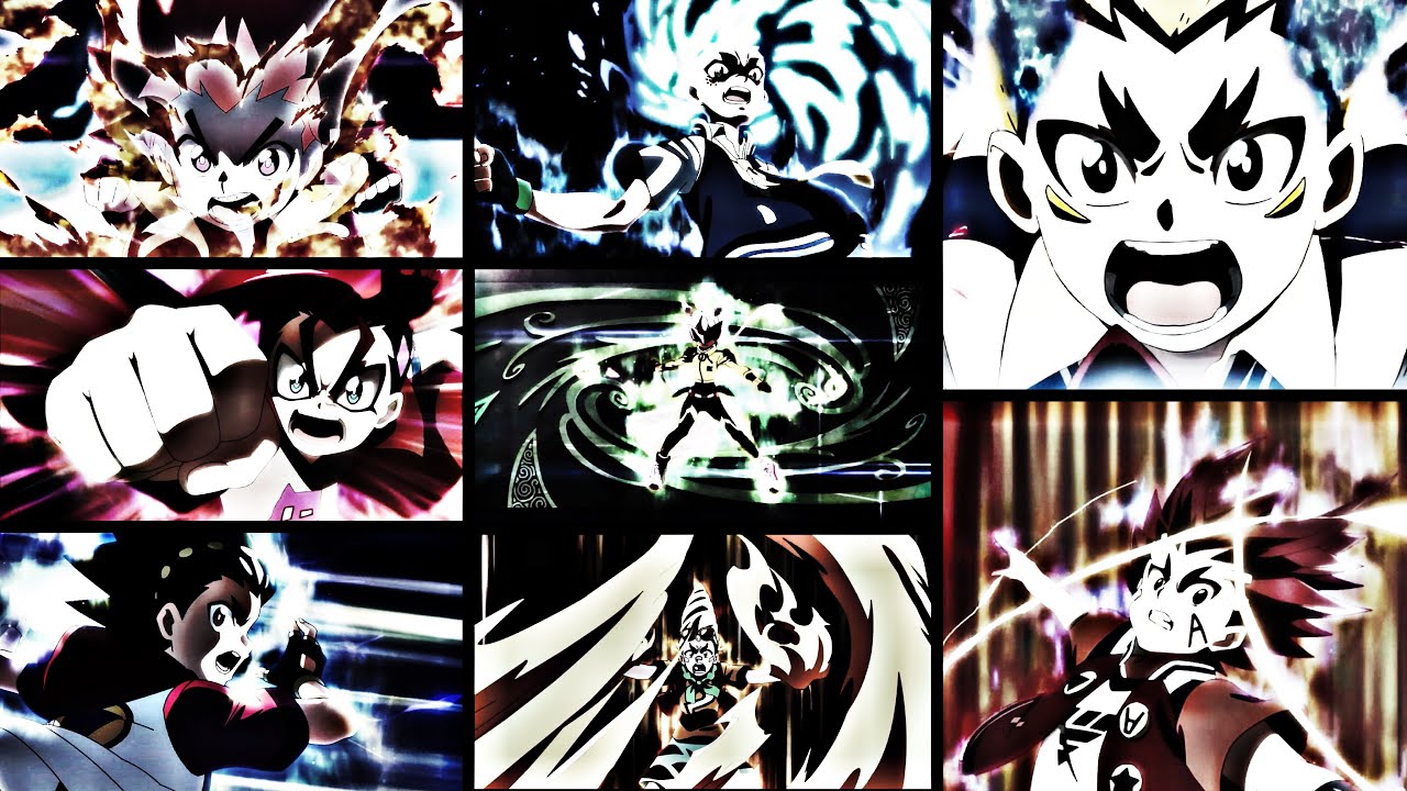 Valt and Ranzo vs Aiger and Dante vs Hyuga and Hikaru vs Bell and Quadra (QuadStrike FanMade)