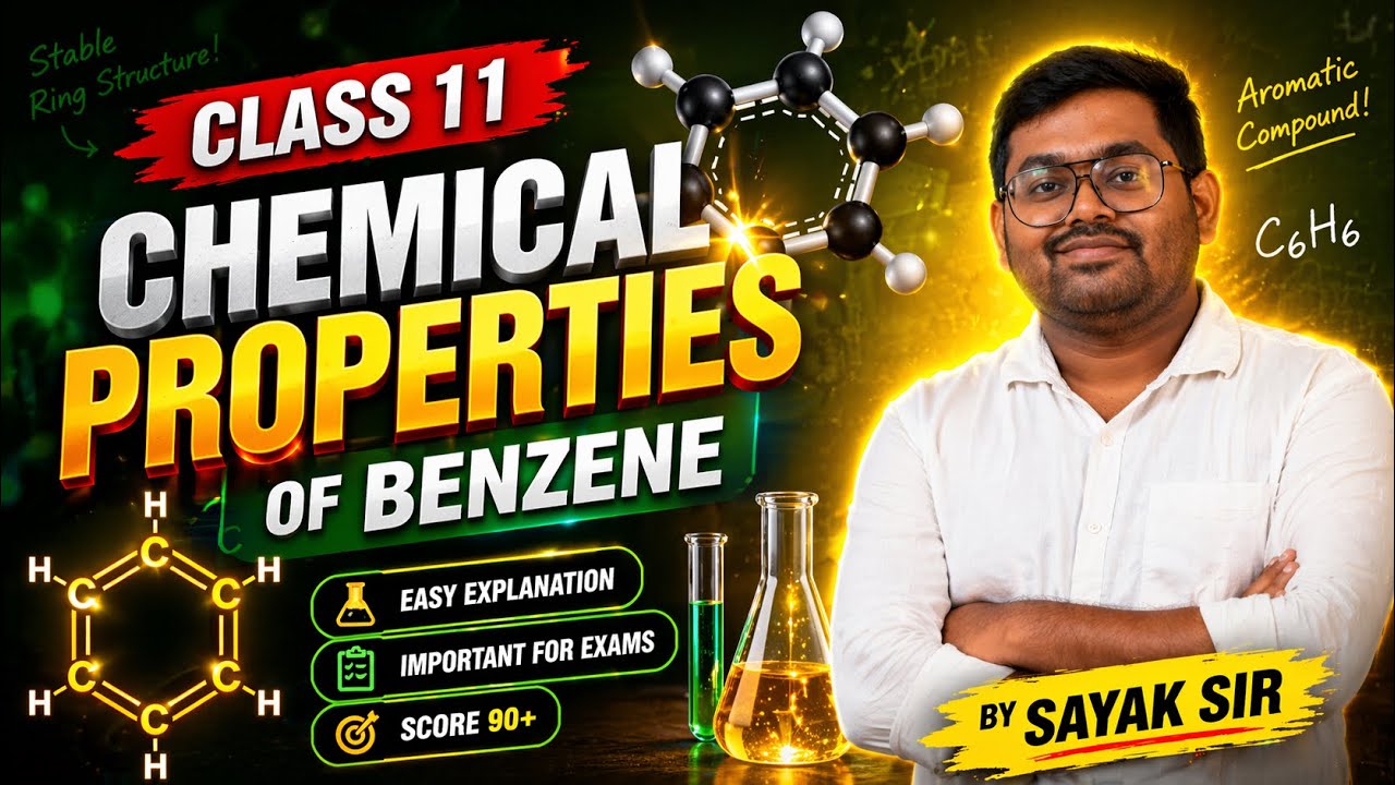 Properties of Benzene | Class 11 Chemistry | Physical & Chemical Properties Explained