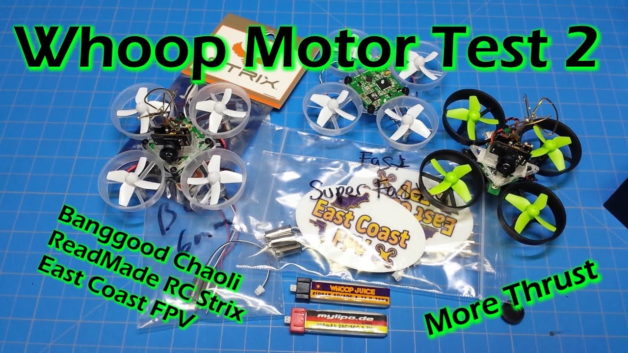 Whoop Motors Test 2 (6mm motor thrust test)