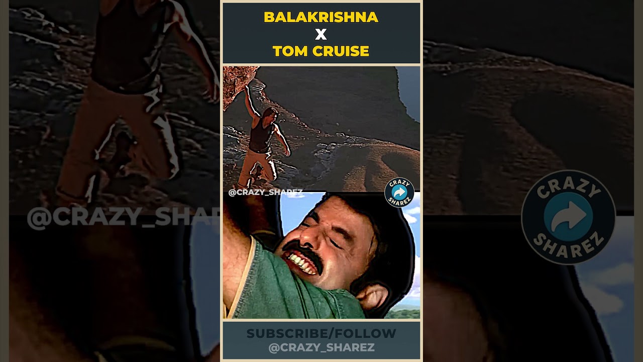 Balakrishna x Tom Cruise. Who Wins The Ultimate Battle? 🤯 😂&nbsp;#shorts #shortsfeed