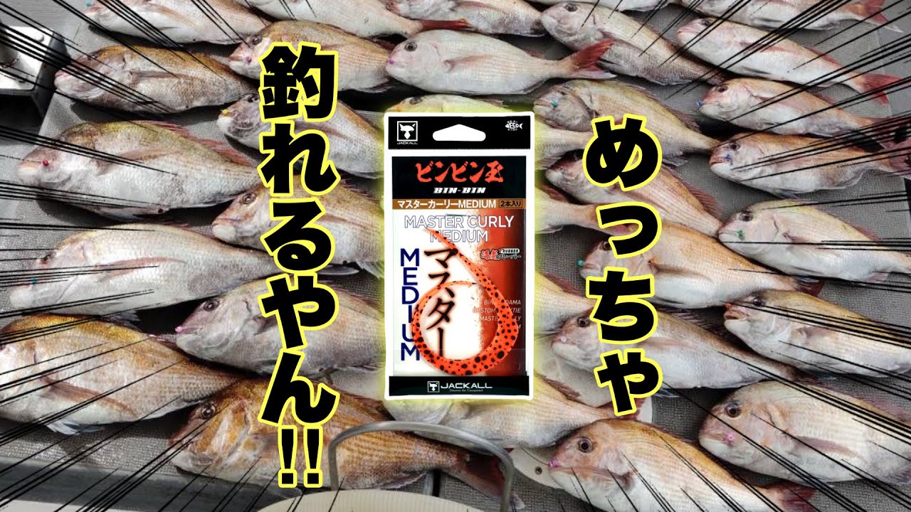 【明石タイラバ】まさかの良型爆釣！？マスターカーリーミディアムを使い倒した結果。