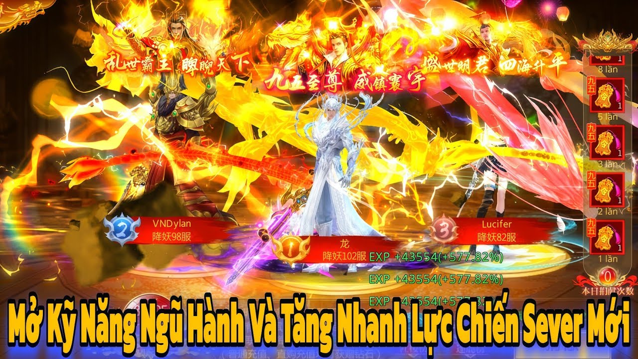 Kiếm Khách Phong Lăng X7GAME - Cách Mở Ngũ Hành Nhận Kỹ Năng Và Tăng Nhanh Lực Chiến Sever Mới