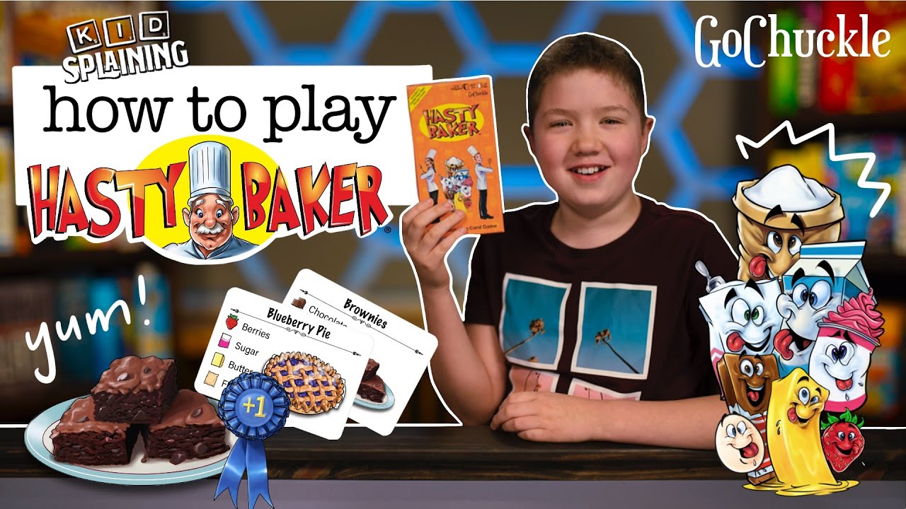 Hasty Baker - How to Play Hasty Baker from GoChuckle | Family Friendly Board Game Tutorial