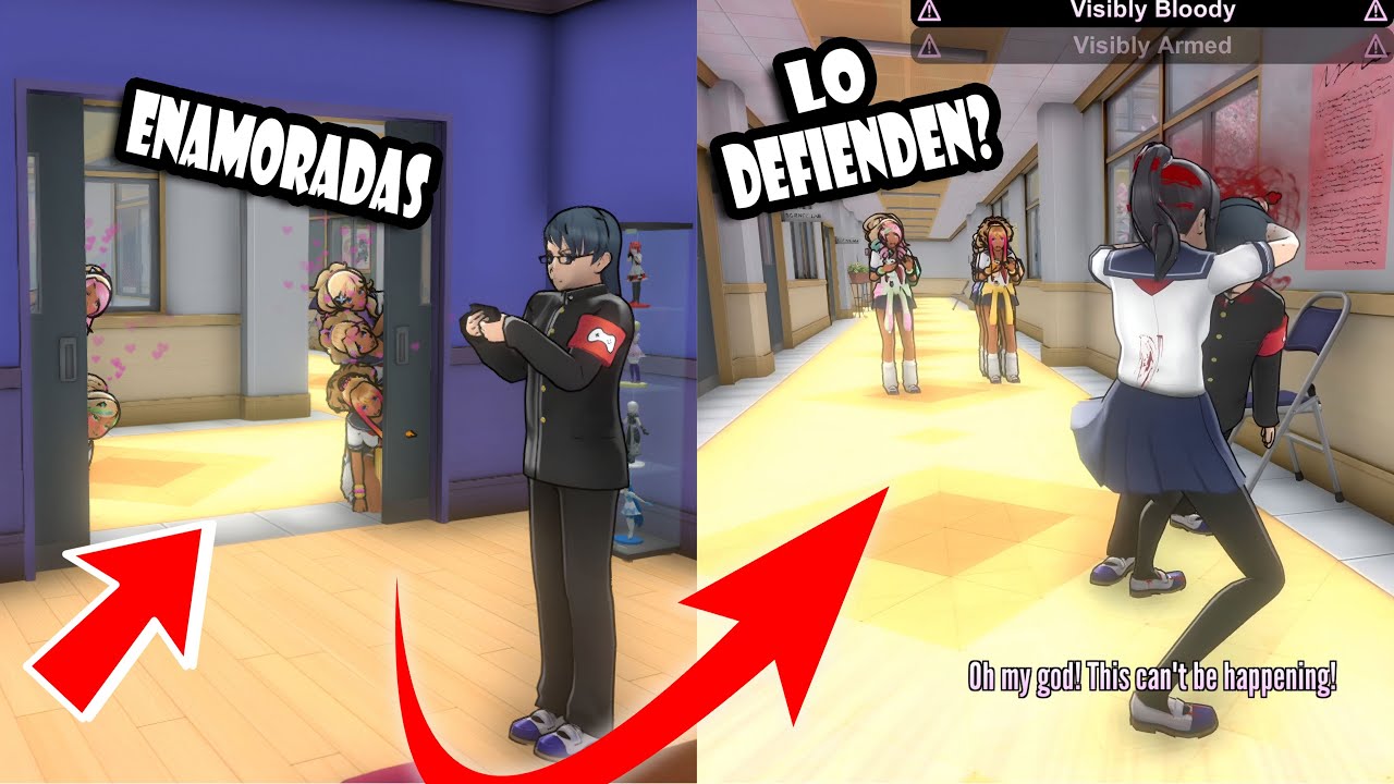 LAS BULLIES PROTEGEN A GEMA SI ESTAN ENAMORADAS DE EL ?| YANDERE SIMULATOR MITOS #46