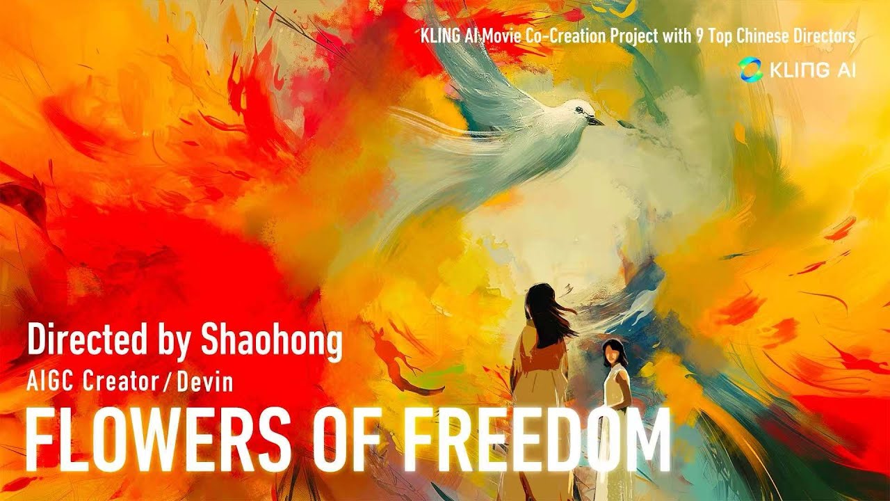 Shaohong LI x KLING AI: Flowers of Freedom🌸