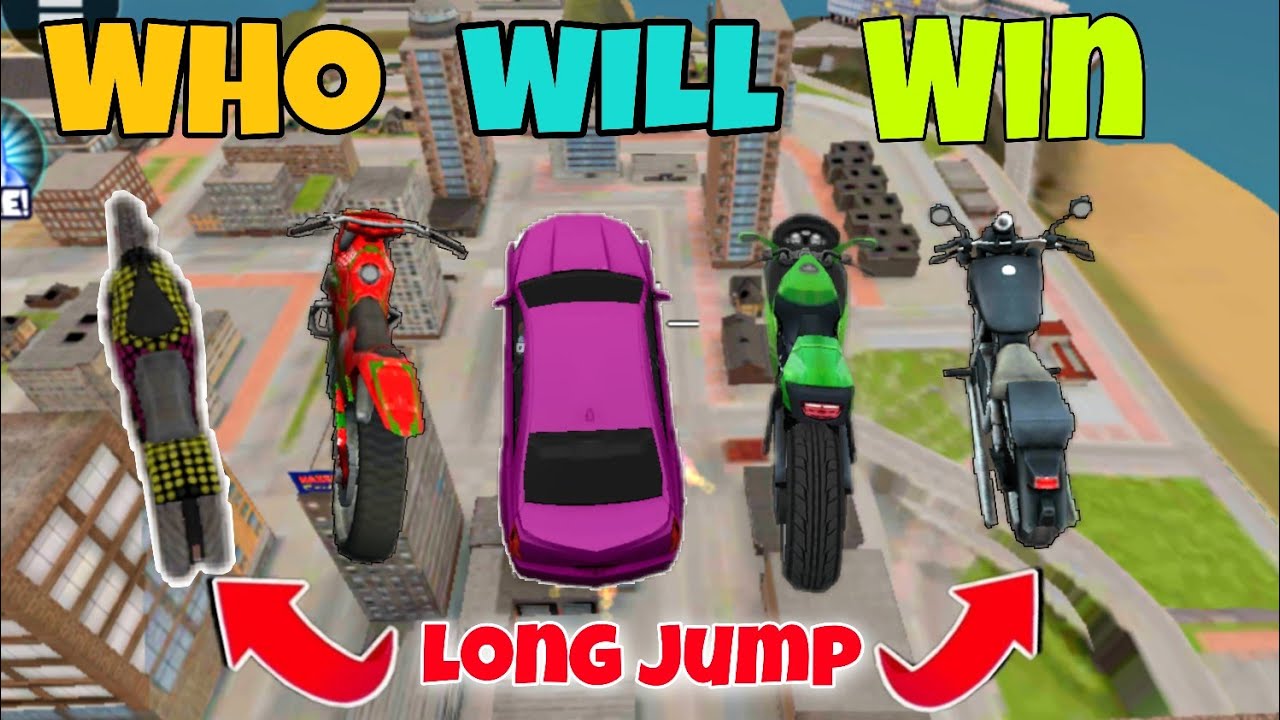 Rope Hero Vice Town | Long Jump | New Video | SK gaming 2.0